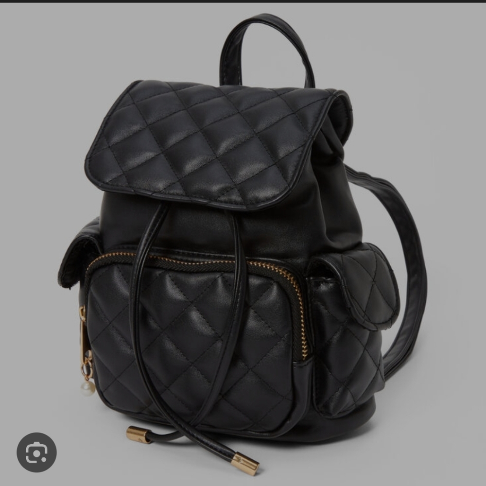 Quilted Mini Backpack